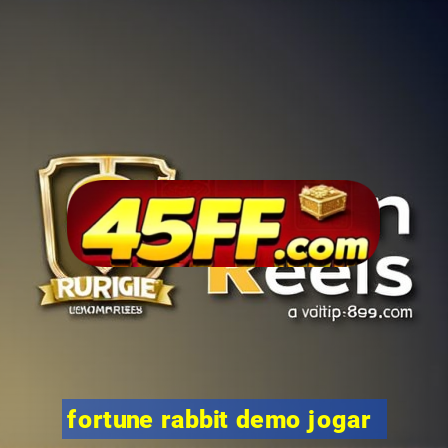 fortune rabbit demo jogar